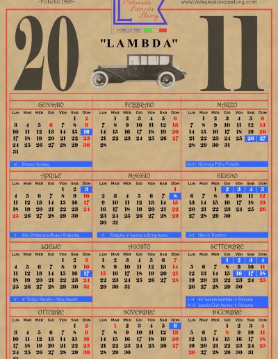 Calendario 2011