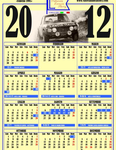 Calendario 2012