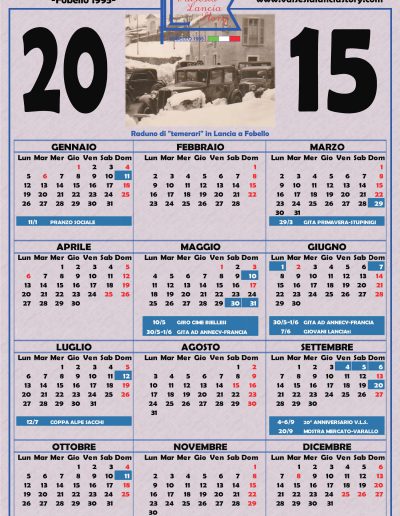 Calendario 2015