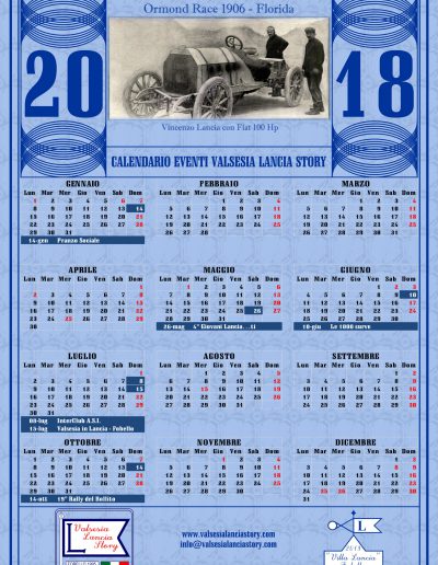 Calendario 2018
