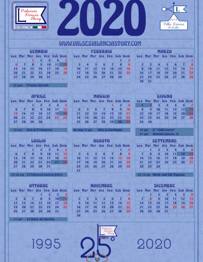 Calendario 2020